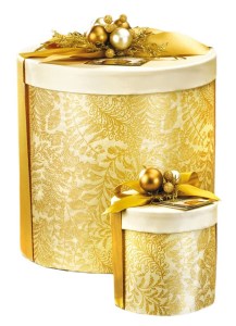 Panettone Flamigni tipo Milano kg.2 in cappelliera